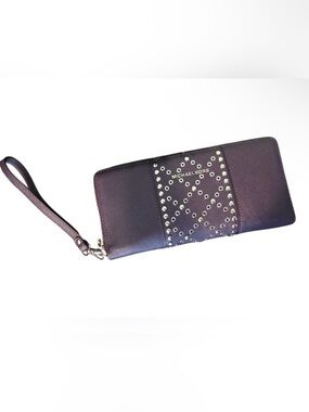 Michael Kors Purple Studded Wallet/Wristlet